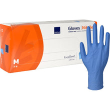 Lade das Bild in den Galerie-Viewer, Nitril-Handschuhe Excellent, Puderfrei, Lang, Blau
