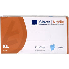 Lade das Bild in den Galerie-Viewer, Nitril-Handschuhe Excellent, Puderfrei, Blau
