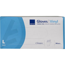 Lade das Bild in den Galerie-Viewer, Vinyl-Handschuhe Classic, Puderfrei, Transparent
