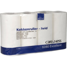 Lade das Bild in den Galerie-Viewer, Küchenrolle, 2-lagig, 22,5 cm x 17,85 m, Weiß    | Packung (4 Stück)
