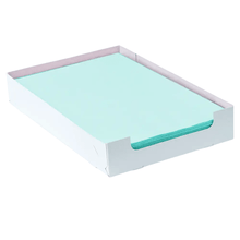 Lade das Bild in den Galerie-Viewer, AMPri Dental Kreppauflage Tray-Filterpapier 18 x 28 cm mit Box, verschiedene Farben
