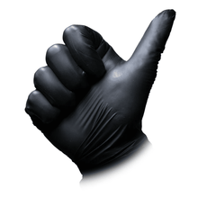 Lade das Bild in den Galerie-Viewer, AMPri MED-COMFORT BLACK Vitrilhandschuhe puderfrei, Schwarz
