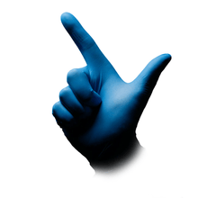 Lade das Bild in den Galerie-Viewer, AMPri MED-COMFORT BLUE Nitrilhandschuhe puderfrei, Blau
