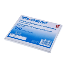 Lade das Bild in den Galerie-Viewer, AMPri MED-COMFORT PE-Handschuhe gehämmert, transparent | Box (100 Stück)
