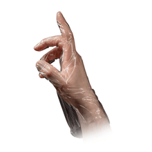 Lade das Bild in den Galerie-Viewer, AMPri MED-COMFORT PE-Handschuhe gehämmert, transparent | Box (100 Stück)
