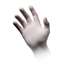 Lade das Bild in den Galerie-Viewer, AMPri MED-COMFORT Premium Grip Latexhandschuhe, weiß | Box (100 Stück)
