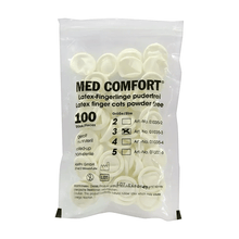 Lade das Bild in den Galerie-Viewer, AMPri MED-COMFORT Latex Fingerlinge, verschiedene Größen | Beutel (100 Stück)
