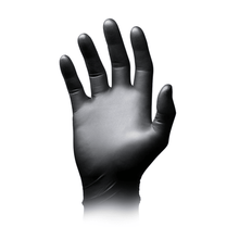 Lade das Bild in den Galerie-Viewer, AMPri Nature Gloves BLACK Nitrilhandschuhe Biologisch abbaubar, Schwarz | Box (100 Stück)
