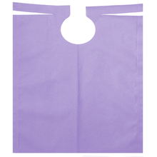 Lade das Bild in den Galerie-Viewer, AMPri Patientenumhang mit PE Beschichtung 500 x 600 mm, verschiedene Farben | Rolle (80 Stück)
