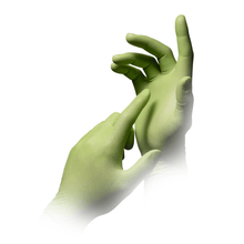 Lade das Bild in den Galerie-Viewer, AMPri STYLE APPLE Nitrilhandschuhe puderfrei by MED-COMFORT, Apfelgrün
