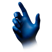 Lade das Bild in den Galerie-Viewer, AMPri STYLE BLUEBERRY Nitrilhandschuhe puderfrei by MED-COMFORT, Dunkelblau
