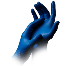 Lade das Bild in den Galerie-Viewer, AMPri STYLE BLUEBERRY Nitrilhandschuhe puderfrei by MED-COMFORT, Dunkelblau
