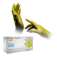 Lade das Bild in den Galerie-Viewer, AMPri STYLE CEDRO Nitrilhandschuhe puderfrei by MED-COMFORT, Grün
