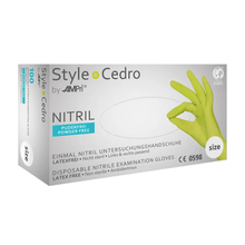 Lade das Bild in den Galerie-Viewer, AMPri STYLE CEDRO Nitrilhandschuhe puderfrei by MED-COMFORT, Grün
