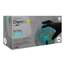 Lade das Bild in den Galerie-Viewer, AMPri SolidSafety Chem Ex antistatische Nitril Chemikalienschutzhandschuhe S - XXL
