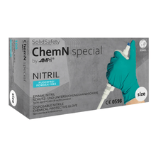 Lade das Bild in den Galerie-Viewer, AMPri SolidSafety ChemN Special Nitril Chemikalienschutzhandschuhe S - XXL
