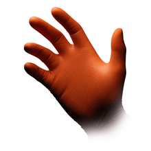 Lade das Bild in den Galerie-Viewer, AMPri SolidSafety High Grip Orange Nitril Chemikalienschutzhandschuhe S - XXL
