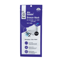 Lade das Bild in den Galerie-Viewer, Air Queen partikelfiltrierender Mund-Nasen-Schutz CE2163 | Packung (1 Maske)
