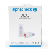 Lade das Bild in den Galerie-Viewer, Alphacheck DUAL Sicherheits-Pen-Nadeln, verschiedene Größen
