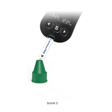 Lade das Bild in den Galerie-Viewer, Alphacheck CareSens PRO Kontrolllösung L+H | Packung (2 Fläschchen)
