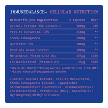 Lade das Bild in den Galerie-Viewer, Dr. Noel Cellular Nutrition NMN &amp; IMMUNEBALANCE+ Longevity Bundle.
