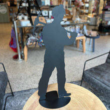 Lade das Bild in den Galerie-Viewer, Bergmann Stahl Schwarz 31 x 75 cm
