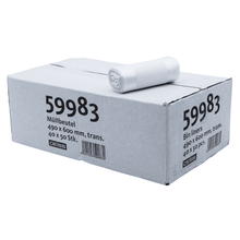 Lade das Bild in den Galerie-Viewer, DEISS Müllbeutel aus HDPE, 59983, transparent - 30 Liter
