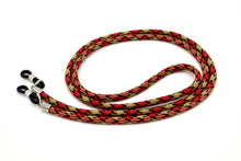 Lade das Bild in den Galerie-Viewer, Brillenband 3,8mm Camouflage Rot Beige
