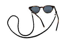 Lade das Bild in den Galerie-Viewer, Brillenband 3,8mm Schwarz Reflecting
