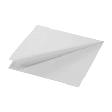Lade das Bild in den Galerie-Viewer, Zellstoff Servietten 33x33 cm 2-lagig 1/4-Falz weiß  | Packung (300 Servietten)
