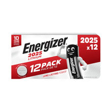 Lade das Bild in den Galerie-Viewer, Energizer Knopfzelle CR 2025 3V 163 mAh Lithium | Packung (12 Stück)
