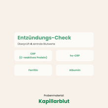 Lade das Bild in den Galerie-Viewer, Entzündungscheck
