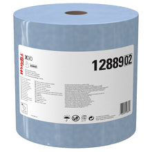 Lade das Bild in den Galerie-Viewer, WypAll® X90 PowerClean - Großrolle / Blau - 1 Roll  x 450 Sheets | Karton (1 Rolle)
