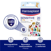 Lade das Bild in den Galerie-Viewer, Hansaplast Kinderpflaster Sensitive - 20 Pflaster | Packung (20 Stück)
