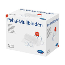 Lade das Bild in den Galerie-Viewer, Hartmann Peha®-Mullbinden, einzeln verpackt - 20 Stück
