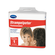 Lade das Bild in den Galerie-Viewer, Hartmann Strampelpeter® Flockenwindeln - 56 Stück
