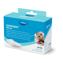 Lade das Bild in den Galerie-Viewer, Hartmann Cosmopor® silicone, steriler Wundverbund, einzeln eingesiegelt; in Faltschachteln mit Euroanhänger

