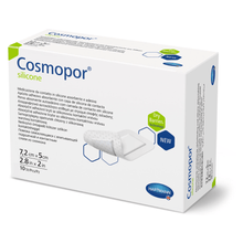 Lade das Bild in den Galerie-Viewer, Hartmann Cosmopor® silicone steril, einzeln eingesiegelt, in Faltschachteln
