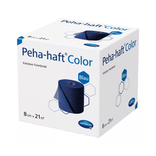 Lade das Bild in den Galerie-Viewer, Hartmann Peha-haft Color elastische Fixierbinde, blau
