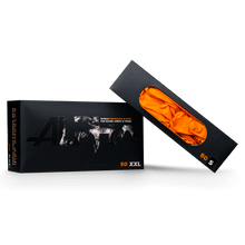 Lade das Bild in den Galerie-Viewer, High Grip Einmalhandschuh aus Nitril, orange, ALPHA
