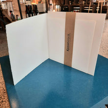 Lade das Bild in den Galerie-Viewer, Hochzeitskarte Ringe Büttenkarte
