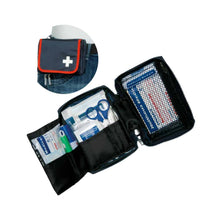 Lade das Bild in den Galerie-Viewer, Holthaus Medical Verbandtasche TRAVEL blau/rot | Tasche (1 Stück)

