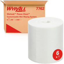 Lade das Bild in den Galerie-Viewer, WypAll® Wettask™ Wischtücher - Rolle / Weiß - 6 Refills  x 90 Sheets | Karton (6 Rollen)
