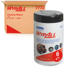 Lade das Bild in den Galerie-Viewer, WypAll® Wischtücher - Grün - 6 Tubs  x 50 Sheets | Karton (6 Eimer)
