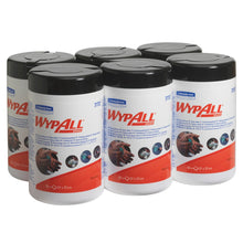 Lade das Bild in den Galerie-Viewer, WypAll® Wischtücher - Grün - 6 Tubs  x 50 Sheets | Karton (6 Eimer)
