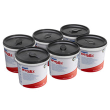 Lade das Bild in den Galerie-Viewer, WypAll® Wischtücher - Grün /90 tücher - 6 Buckets  x 90 Sheets | Karton (6 Spendereimer)
