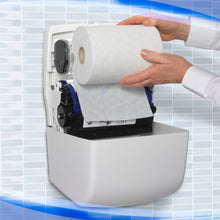 Lade das Bild in den Galerie-Viewer, Aquarius™ Slimroll™ Rollenhandtuchspender - Weiß /NEU - 1 Dispenser | Karton (1 Spender)
