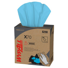 Lade das Bild in den Galerie-Viewer, WypAll® X70 PowerClean - Zupfbox / Blau - 10 Boxes  x 100 Sheets | Karton (10 Boxen)
