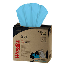 Lade das Bild in den Galerie-Viewer, WypAll® X70 PowerClean - Zupfbox / Blau - 10 Boxes  x 100 Sheets | Karton (10 Boxen)
