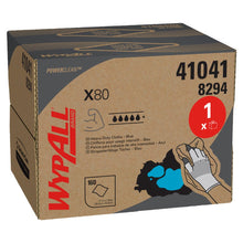 Lade das Bild in den Galerie-Viewer, WypAll® X80 PowerClean - BRAG™ Box / Stahlblau - 1 Brag Box  x 160 Sheets | Karton (1 Box)
